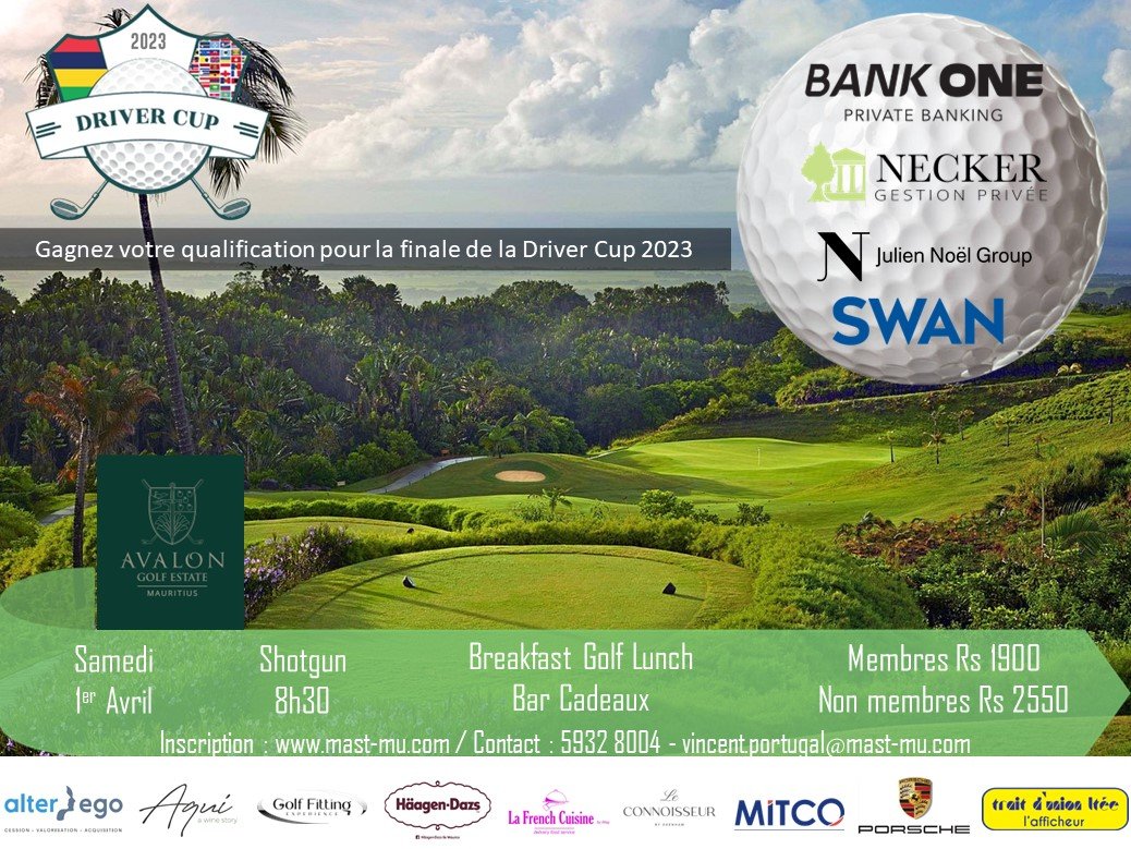 Golf Driver Cup Mauritius