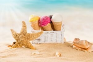 ice cream beach Mauritius